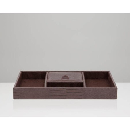 305195 Blake Valet Tray WOLF Brown Lizard