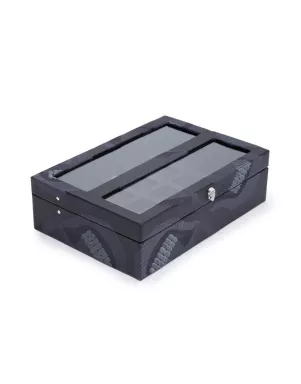 493502 Memento Mori 10pc Watch Box WOLF Black