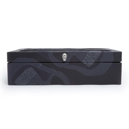 493502 Memento Mori 10pc Watch Box WOLF Black