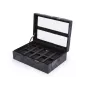493502 Memento Mori 10pc Watch Box WOLF Black