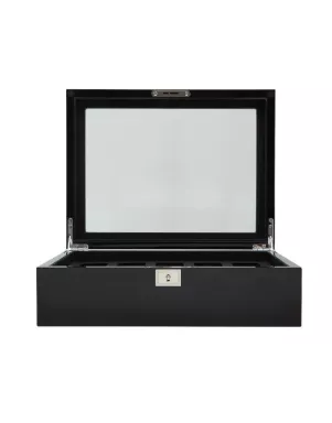 461670 Savoy 10pc Watch Box WOLF Blk