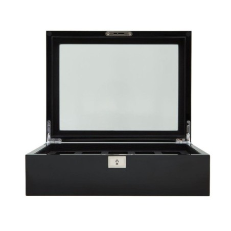 461670 Savoy 10pc Watch Box WOLF Blk