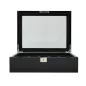 461670 Savoy 10pc Watch Box WOLF Blk