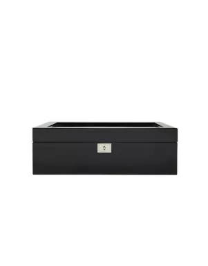 461670 Savoy 10pc Watch Box WOLF Blk