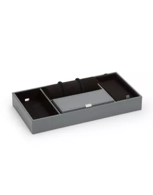 465165 Howard Valet Tray W/ Roll WOLF Grey