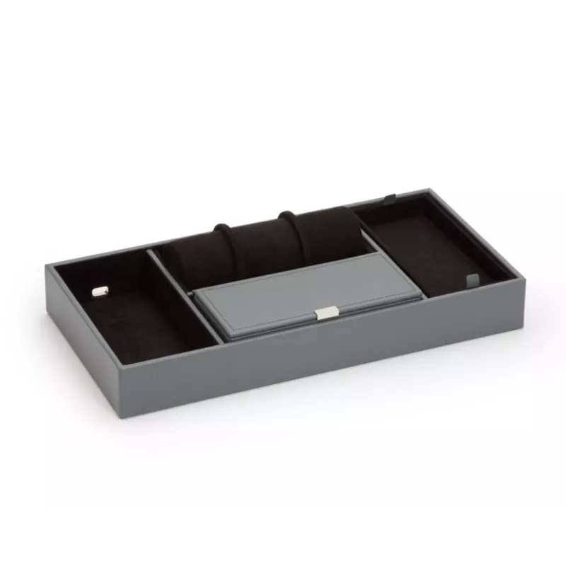 465165 Howard Valet Tray W/ Roll WOLF Grey