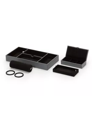 465165 Howard Valet Tray W/ Roll WOLF Grey