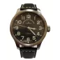 8554-4-a1 Швейцарський годинник Zeno-Watch Basel OS, mech, black dial, date, black leather strap