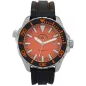 6603-a5 Zeno-Watch Basel ProDiver II, Auto, oranžová dial, bk rubber strap