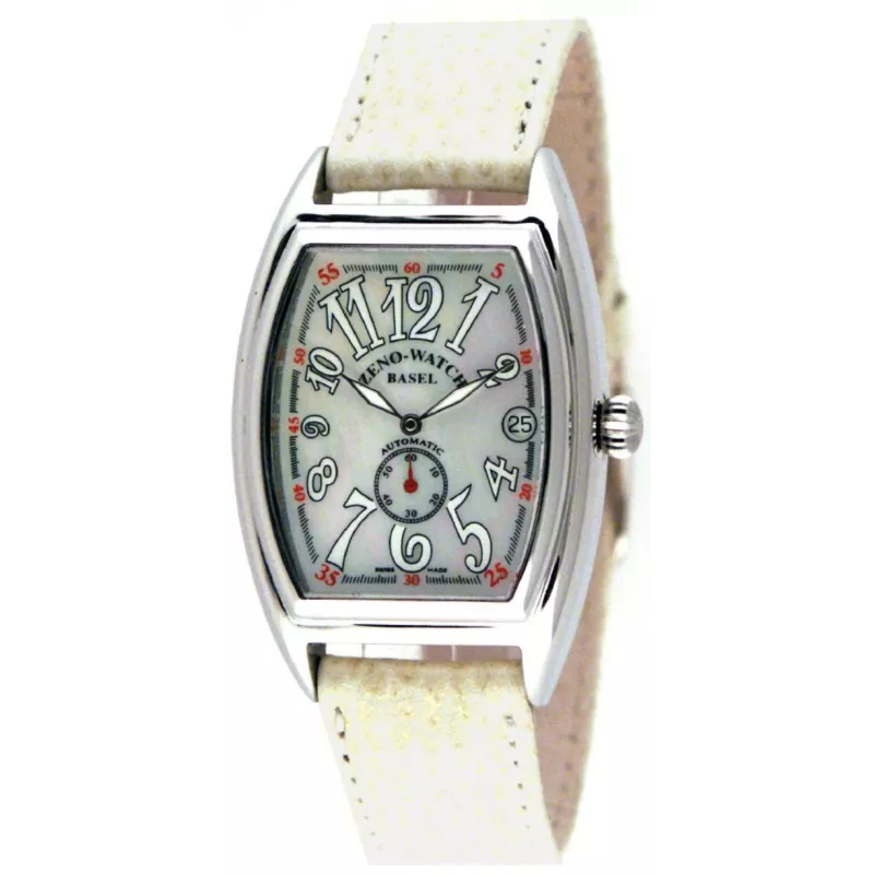 8081 Швейцарський годинник Zeno-Watch Basel Tonneau, Auto., white
