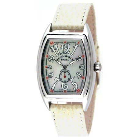 8081 Швейцарський годинник Zeno-Watch Basel Tonneau, Auto., white