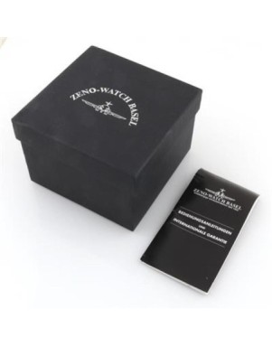 P554U-a1 Швейцарський годинник Zeno-Watch Basel XLarge, Auto, Open Heart, bk dial, black leather strap