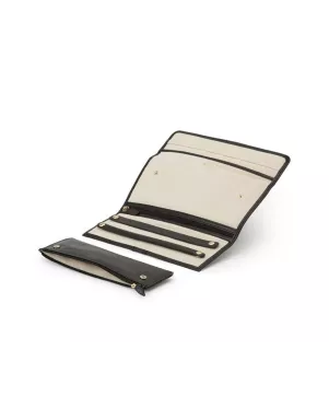 213402 Palermo Jewelry Roll WOLF Black Anthracite