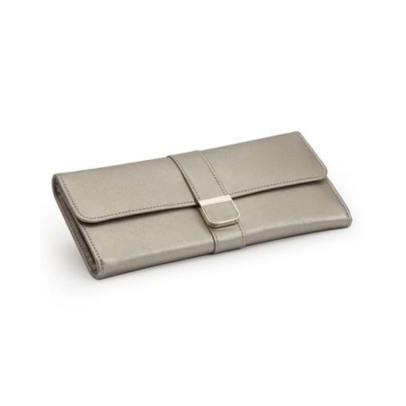 213478 Palermo Jewelry Roll WOLF Pewter