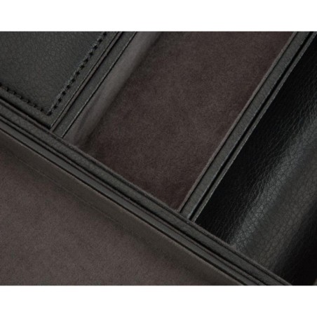 306402 Blake Valet Tray W/Watch Cufflink WOLF Black Grey
