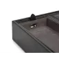 306402 Blake Valet Tray W/Watch Cufflink WOLF Black Grey