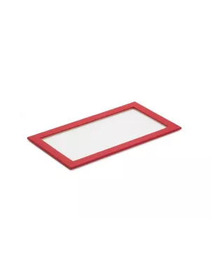 435372 Vault Tray Glass Lid WOLF Red