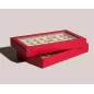435372 Vault Tray Glass Lid WOLF Red