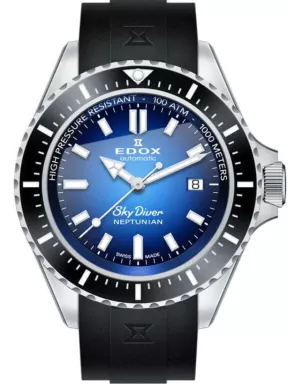 Годинник Edox SkyDiver Neptunian Automatic 80120 3NCA BUIDN