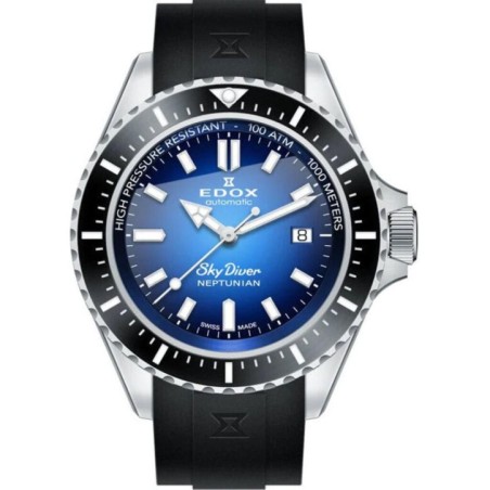 Годинник Edox SkyDiver Neptunian Automatic 80120 3NCA BUIDN