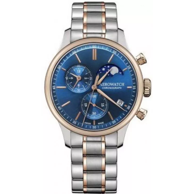 78986BI04M Чоловічий наручний годинник Aerowatch