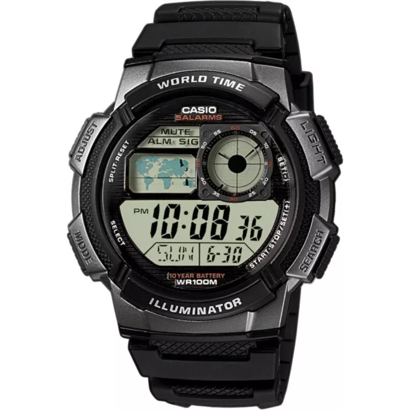 Годинник Casio TIMELESS COLLECTION AE-1000W-1BVEF Годинник Casio TIMELESS COLLECTION AE-1000W-1BVEF