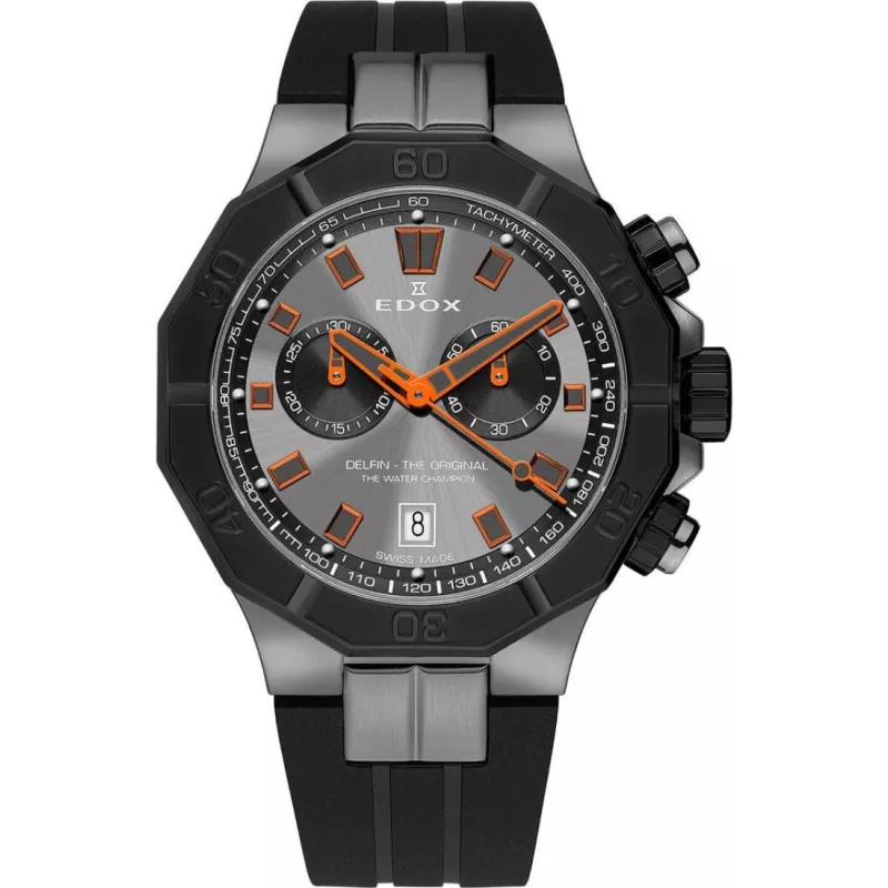 Годинник Edox Delfin The Original Chronograph 10113 37GNCA GNO