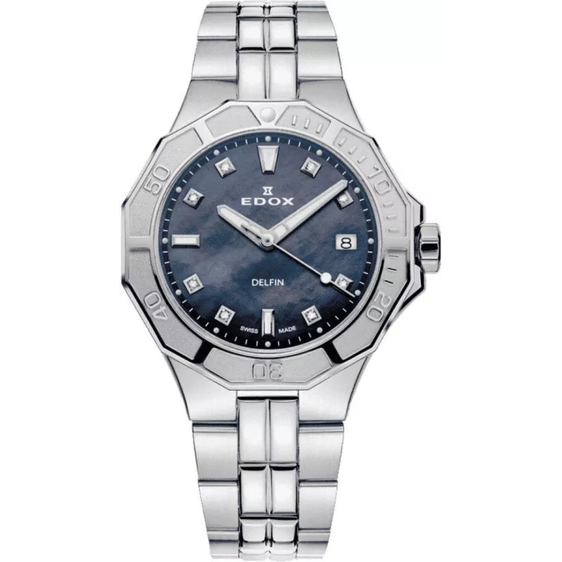Часы Edox Delfin The Original Diver Date Lady 53020 3M NANND
