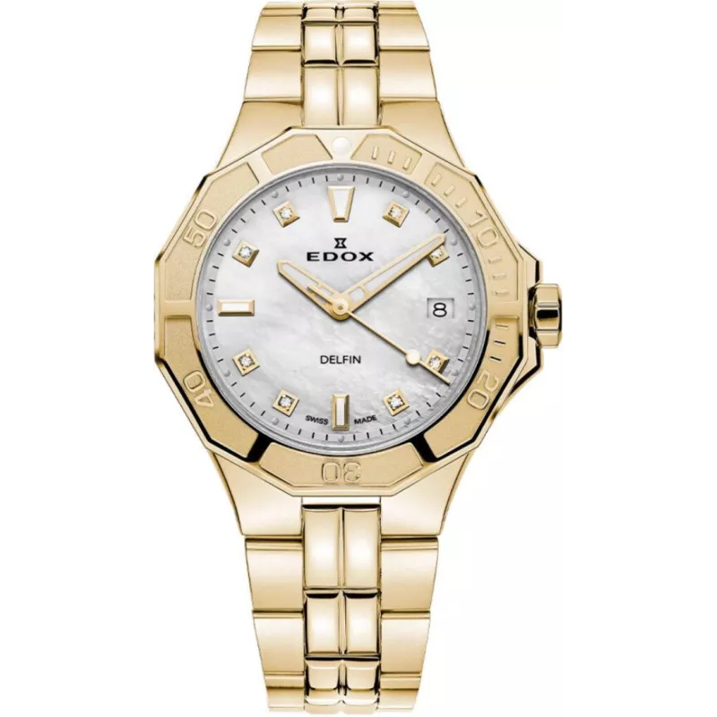 Часы Edox Delfin The Original Diver Date Lady 53020 37JM NADD