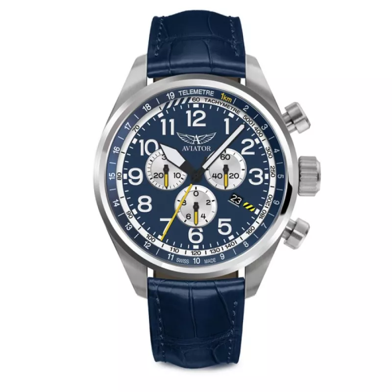 V.2.25.0.170.4 Швейцарський годинник Aviator V.2.25.0.170.4 Швейцарський годинник Aviator