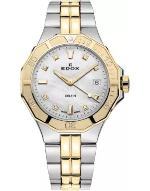 Часы Edox Delfin The Original Diver Date Lady 53020 357JM NADD