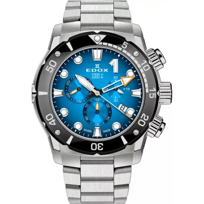 Годинник Edox CO-1 Chronograph 10242 TINM BUIDN Годинник Edox CO-1 Chronograph 10242 TINM BUIDN