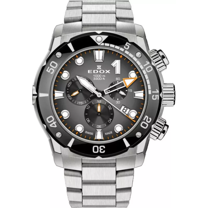 Годинник Edox CO-1 Chronograph 10242 TINM GIDNO Годинник Edox CO-1 Chronograph 10242 TINM GIDNO