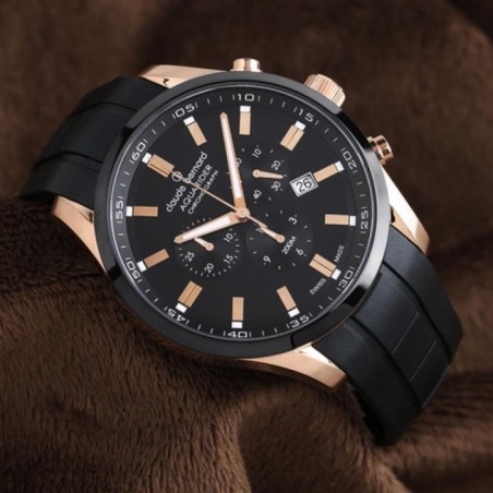 10222 37RNCA NIR Швейцарський годинник Claude Bernard