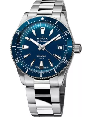 Годинник Edox SkyDiver 38 Date Automatic 80131 3BUM BUIN
