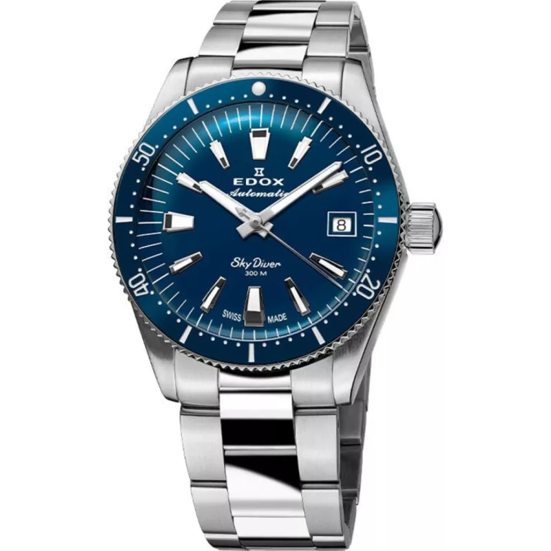Годинник Edox SkyDiver 38 Date Automatic 80131 3BUM BUIN Годинник Edox SkyDiver 38 Date Automatic 80131 3BUM BUIN