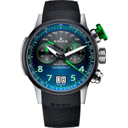 Годинник Edox Chronorally Chronograph 45 38003 TINV BUNV