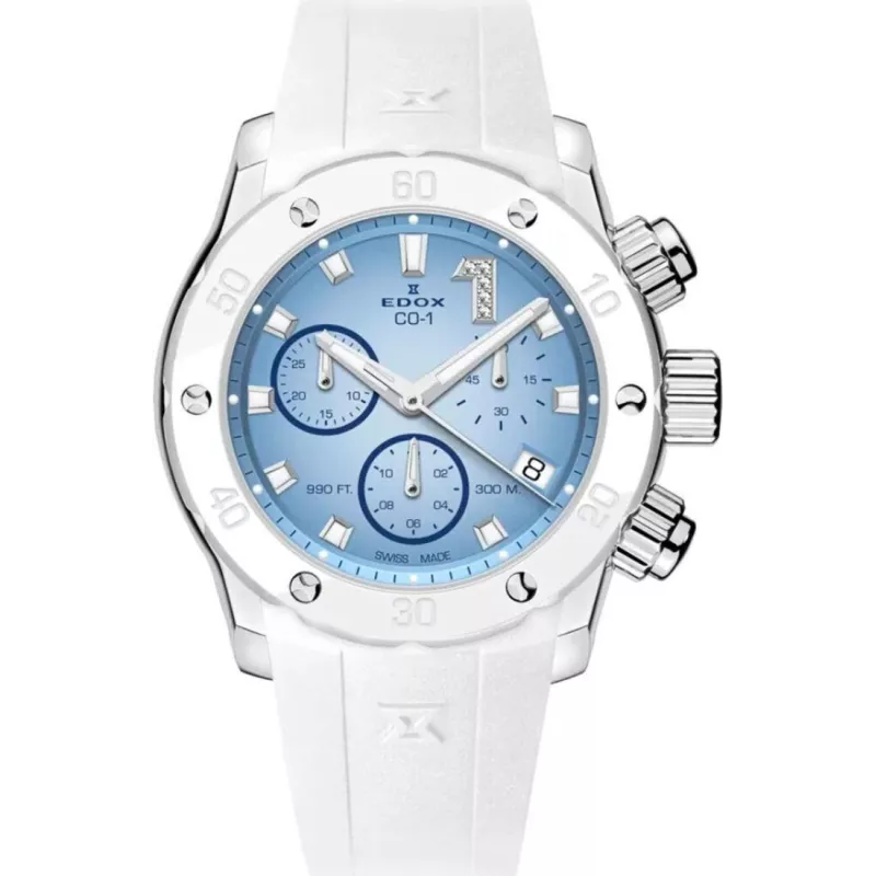 Годинник Edox CO-1 Chronolady 10255 3BCAB BUCIDN Годинник Edox CO-1 Chronolady 10255 3BCAB BUCIDN