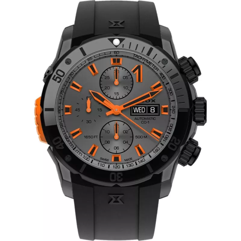 Годинник Edox CO-1 Chronograph Automatic 01128 37GNNOCA GNO Годинник Edox CO-1 Chronograph Automatic 01128 37GNNOCA GNO