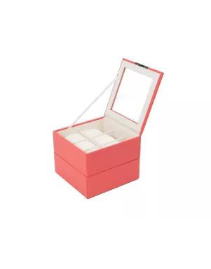 319642 Stackable Watch Tray Set 2 x 6 pcs WOLF Coral