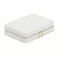 766153 Maria Large Zip Jewelry Case - White WOLF
