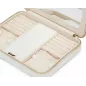 766153 Maria Large Zip Jewelry Case - White WOLF