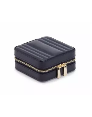 766217 Maria Square Zip Jewelry Case - Navy WOLF