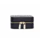 766217 Maria Square Zip Jewelry Case - Navy WOLF