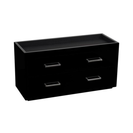 460370 Meridian 2 Drawer Valet Blk WOLF