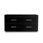 460370 Meridian 2 Drawer Valet Blk WOLF