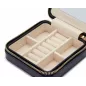 766217 Maria Square Zip Jewelry Case - Navy WOLF