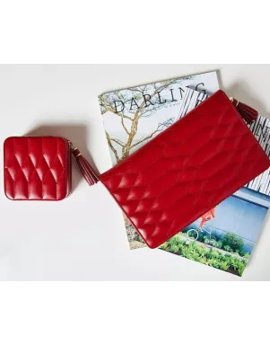 324072 Caroline Large Jewelry Portfolio WOLF Red