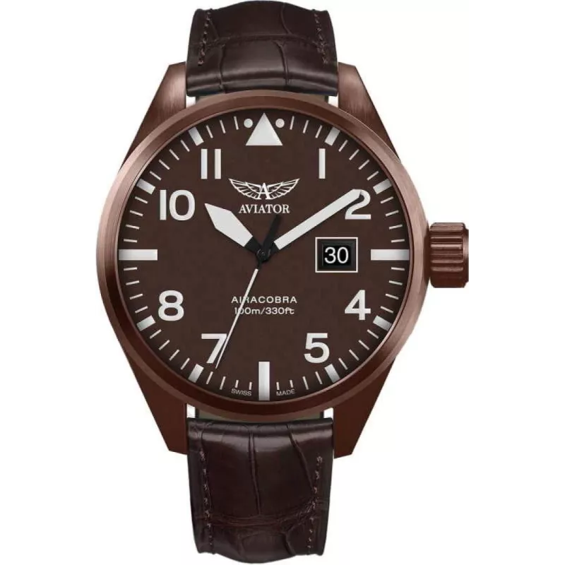 V.1.22.8.151.4 Швейцарський годинник Aviator V.1.22.8.151.4 Швейцарський годинник Aviator