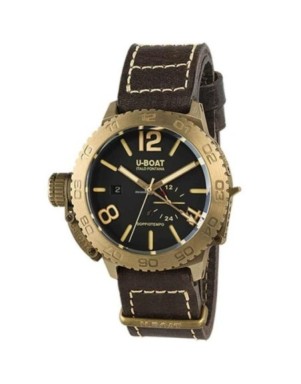 9008 DOPPIOTEMPO BRONZO COFFEE AUTO S/N:0138 Наручний годинник U-BOAT